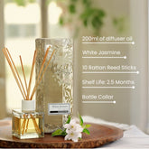 Rosemoore Scented White Jasmine Reed Diffuser 200 ml